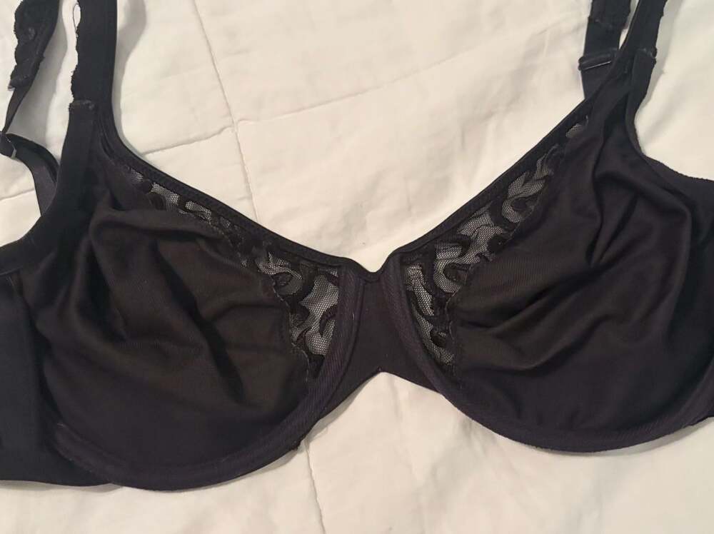 Lilyette by Maidenform Full Coverage Underwire Bra Black Size 34D Romantic